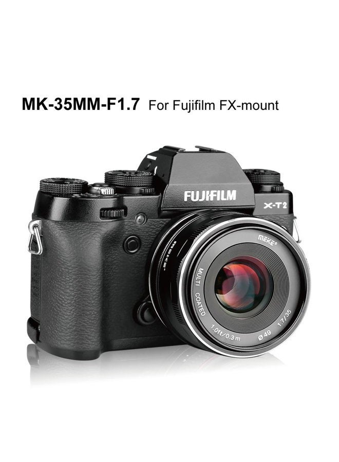 Meike 35mm f1.7 Large Aperture Manual Focus APSC Lens Compatible with Fujifilm X Mount Mirrorless Camera X-T3 X-H1 X-Pro2 X-E3 X-T1 X-T2 X-T4 X-T5 X-T10 X-T20 X-T200 X-A2 X-E2 X-E1 X30 X70 X-A1 XPro1 - Image 4